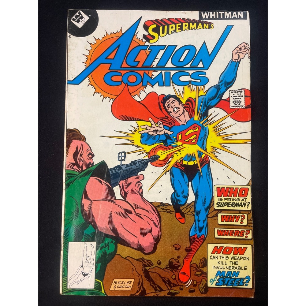 Supermans Action Comics Whitman 1978 Vintage Comic Book Issue 459
